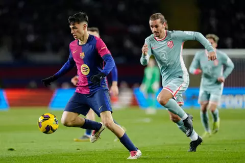 يامال أمام جريزمان.. تشكيل برشلونة وأتلتيكو مدريد لقمة كأس ملك إسبانيا